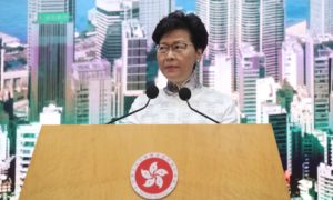 Hong Kong's Chief Executive Carrie Lam