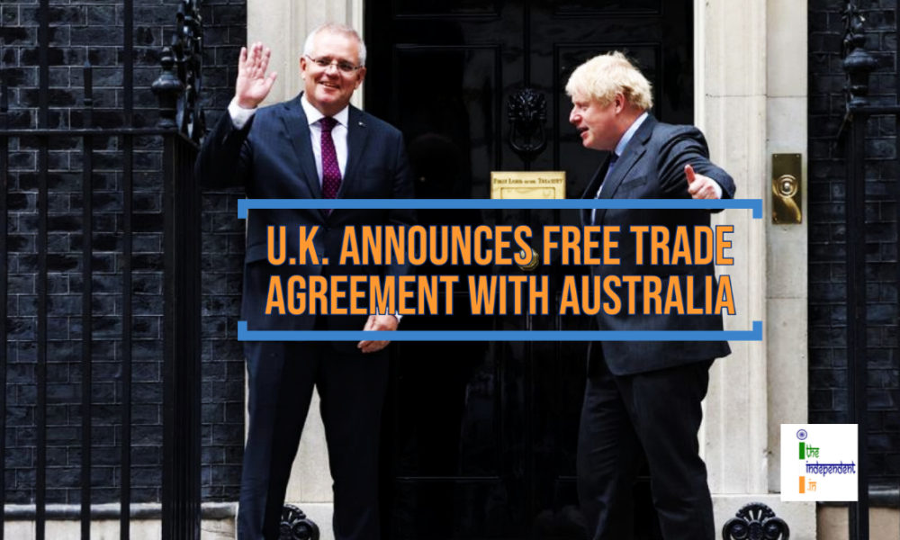 U.K. announces free trade agreement with Australia – The Independent.in ...